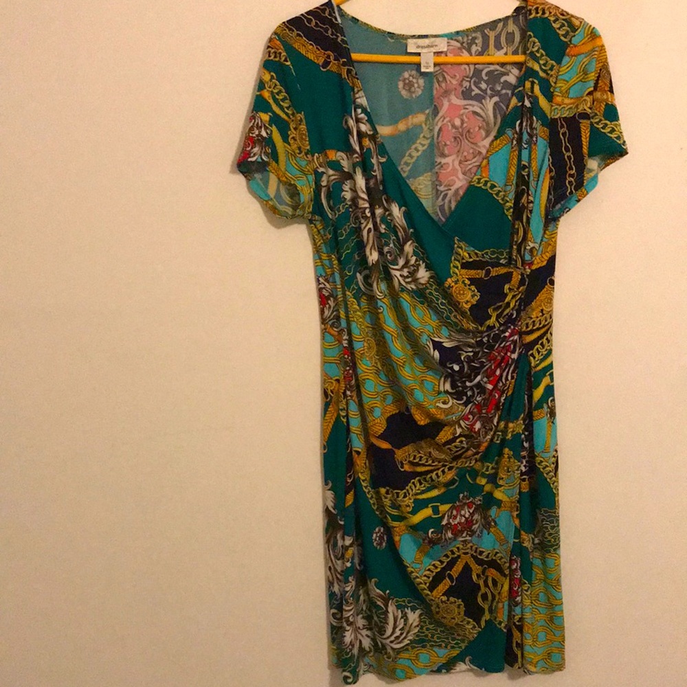Dress Barn colorful dress